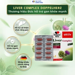 Viên uống hỗ trợ cải thiện chức năng gan Liver Complex Doppelherz (3 vỉ x 10 viên) 2