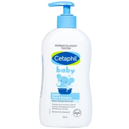 Sữa tắm gội em bé Cetaphil Baby Gentle Wash and Shampoo dịu nhẹ (400ml)