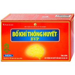 Thuốc Bổ Khí Thông Huyết BVP tăng cường lưu thông khí huyết đến não và các chi (6 vỉ x 10 viên)