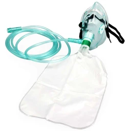 Mặt nạ oxy có túi Greetmed size M kết nối giữa hệ thống cung cấp khí oxy với bệnh nhân 1