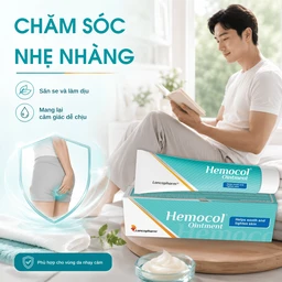 Kem bôi trĩ Hemocol Ointment Lancopharm kháng khuẩn, làm dịu (30g) 3