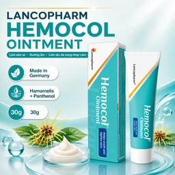 Kem bôi trĩ Hemocol Ointment Lancopharm kháng khuẩn, làm dịu (30g) 2