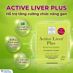 Viên uống hỗ trợ giải độc gan, tăng cường chức năng gan Active Liver Plus New Nordic (2 vỉ x 15 viên) 2