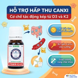 Dung dịch uống hỗ trợ tăng cường hấp thu Calcium Bioamicus Vitamin K2 & D3 (10ml) 5