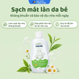 Nước tắm gội thảo dược cho bé Kutieskin làm sạch, dưỡng mềm da và tóc (200ml) 2