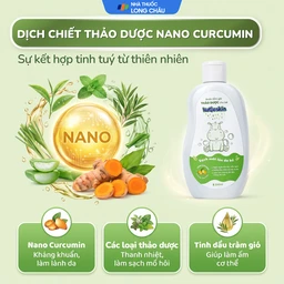 Nước tắm gội thảo dược cho bé Kutieskin làm sạch, dưỡng mềm da và tóc (200ml) 3