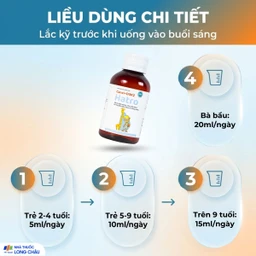 Siro bổ sung canxi giúp xương răng chắc khỏe Canxi + D3K2 Hatro (120ml) 5