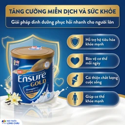 Sữa tăng cường sức khỏe khối cơ tăng miễn dịch Ensure Gold StrengthPro hương vani (380g) 4