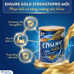 Sữa tăng cường sức khỏe khối cơ tăng miễn dịch Ensure Gold StrengthPro hương vani (800g) 2