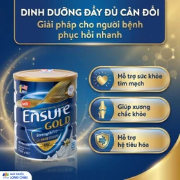 Sữa tăng cường sức khỏe khối cơ tăng miễn dịch Ensure Gold StrengthPro hương vani (800g) 4