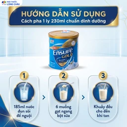 Sữa tăng cường sức khỏe khối cơ tăng miễn dịch Ensure Gold StrengthPro hương vani ít ngọt (380g) 5
