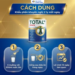 Sữa bổ sung hệ dưỡng chất cho vận động tiêu hóa người trên 40 tuổi Anlene Total 10 (800g) 5