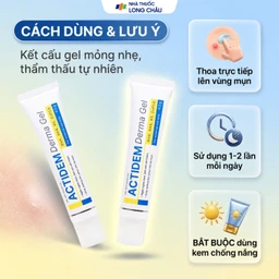 Gel Actidem Derma giúp ngăn ngừa mụn, làm mờ vết thâm (40g) 5
