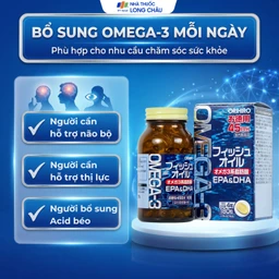 Viên uống hỗ trợ cho não bộ và thị lực Orihiro Fish Oil (180 viên) 4