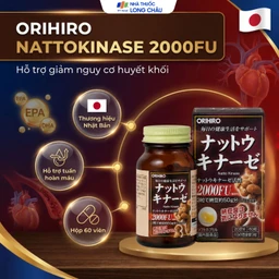 Viên uống hỗ trợ giảm nguy cơ huyết khối Orihiro Nattokinase (60 viên) 2