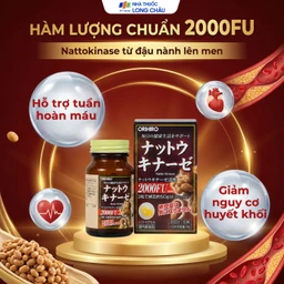 Viên uống hỗ trợ giảm nguy cơ huyết khối Orihiro Nattokinase (60 viên) 3