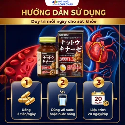 Viên uống hỗ trợ giảm nguy cơ huyết khối Orihiro Nattokinase (60 viên) 5