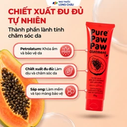 Kem bôi làm dịu da, vết cắn côn trùng Pure Paw Paw Ointment chiết xuất đu đủ 25g 3
