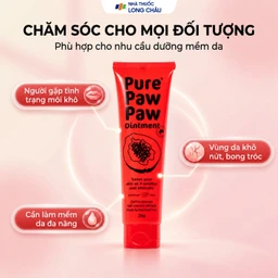 Kem bôi làm dịu da, vết cắn côn trùng Pure Paw Paw Ointment chiết xuất đu đủ 25g 4
