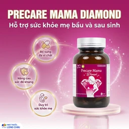 Viên uống Precare Mama Diamond cung cấp các vitamin, khoáng chất cho phụ nữ mang thai (30 viên) 2