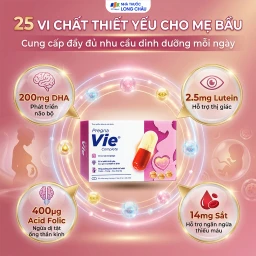 Viên uống cung cấp vitamin và khoáng chất cho phụ nữ mang thai và cho con bú PregnaVie Complete MHD (3 vỉ x 10 viên) 4