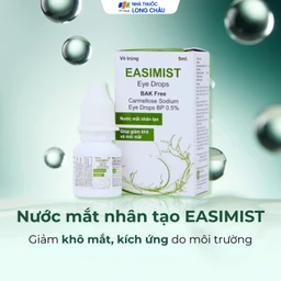 Nước mắt nhân tạo Easimist Eye Drops 5ml giảm khô mỏi mắt