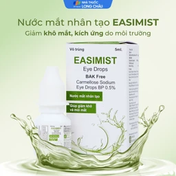 Nước mắt nhân tạo Easimist Eye Drops 5ml giảm khô mỏi mắt