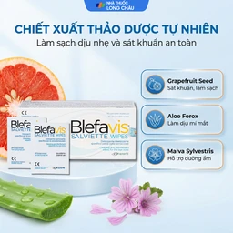 Gạc lau mi mắt Blefavis Wipes (30 miếng) làm sạch mí mắt nhạy cảm, viêm bờ mi, sát khuẩn trước & sau phẫu thuật 3