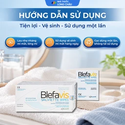 Gạc lau mi mắt Blefavis Wipes (30 miếng) làm sạch mí mắt nhạy cảm, viêm bờ mi, sát khuẩn trước & sau phẫu thuật 5