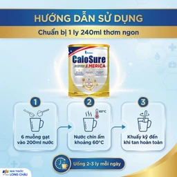 Sữa hỗ trợ tăng cường miễn dịch và sức khoẻ tim mạch Vitadairy CaloSure America 800G 5
