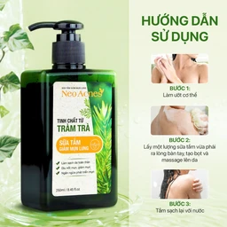 Sữa tắm Neo Acnes giảm mụn lưng tinh chất tràm trà (250ml) 5
