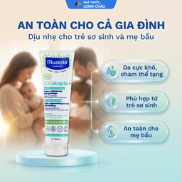 Kem dưỡng ẩm cho da chàm thể tạng Mustela Stelatopia+ Lipid-Replenishing Cream Anti-Itching (150ml) 4