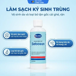 Xịt ngoài da làm sạch ký sinh trùng 100ml Sebosan Đức Phúc  2