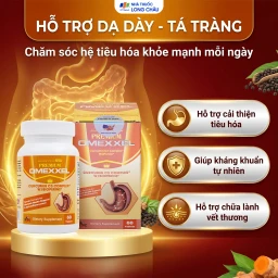 Viên uống hỗ trợ cải thiện tiêu hóa Premium Omexxel Curcumin C3 Complex W/Bioperine (60 viên) 4