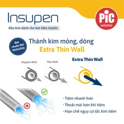 Đầu kim tiểu đường 32G x 4mm Pic insupen original (100 cái)