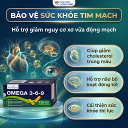 Viên uống bổ sung Omega 3-6-9, tốt cho tim mạch, não và mắt, giảm nguy cơ xơ vữa động mạch Omega 3-6-9 NatureCare (6 vỉ x 20 viên) 3