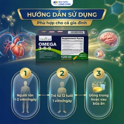 Viên uống bổ sung Omega 3-6-9, tốt cho tim mạch, não và mắt, giảm nguy cơ xơ vữa động mạch Omega 3-6-9 NatureCare (6 vỉ x 20 viên) 5