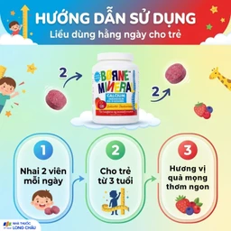 Viên nhai giúp tăng chiều cao, giảm nguy cơ còi xương cho trẻ em Borne Mineral New Nordic (120 viên) 5