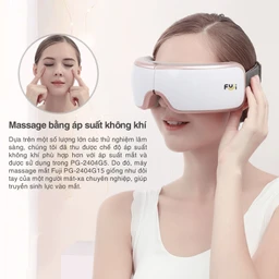 Máy massage (mát xa) mắt Fuji PG-2404G15 giúp xoa dịu thái dương và các huyệt đạo khác ở vùng mắt
