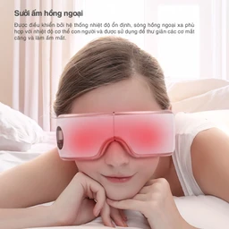 Máy massage (mát xa) mắt Fuji PG-2404G15 giúp xoa dịu thái dương và các huyệt đạo khác ở vùng mắt