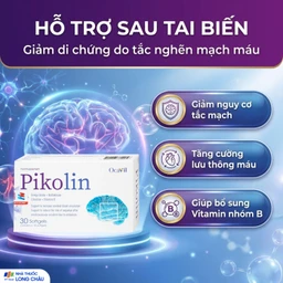 Viên uống hỗ trợ tăng tuần hoàn máu não, giảm nguy cơ hình thành cục máu đông Pikolin Ocavill (2 vỉ x 15 viên) 5