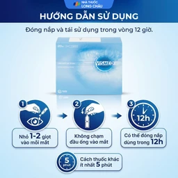Nhỏ mắt Vismed 0.18% dùng cho mắt khô,tổn thương bề mặt nhãn cầu (20 ống x 0.3ml) 5