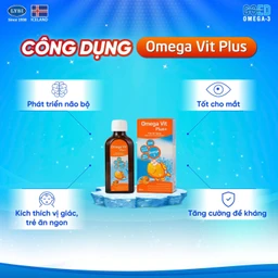 Siro bổ não Omega Vit Plus+ Botafarma (100ml) 2