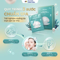 Mặt nạ dưỡng da JMSolution Marine Luminous Pearl Deep Moisture chiết xuất ngọc trai cấp ẩm chuyên sâu 5