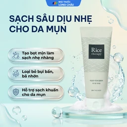 Sữa rửa mặt ngừa mụn On: The Body Rice Therapy Heartleaf Acne Cleanser 150ml 2