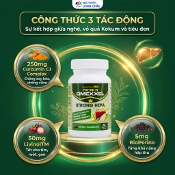 Viên uống hỗ trợ bảo vệ gan khỏe mạnh Premium Omexxel Strong Hepa (60 viên) 3
