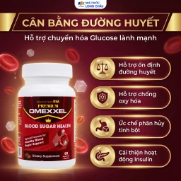 Viên uống hỗ trợ ổn định đường huyết Premium Omexxel Blood Sugar Health (60 viên) 4