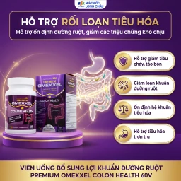 Viên uống bổ sung lợi khuẩn, hỗ trợ giảm rối loạn tiêu hóa Premium Omexxel Colon Health (60 viên) 4
