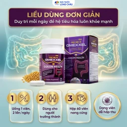 Viên uống bổ sung lợi khuẩn, hỗ trợ giảm rối loạn tiêu hóa Premium Omexxel Colon Health (60 viên) 5