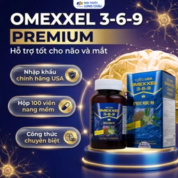 Viên uống hỗ trợ tốt cho não và mắt Omexxel 3-6-9 Premium (100 viên) 2